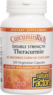 Foto 1 | Suplemento Natural Factors Theracurmin, Rico En Curcumina, 120 Cápsulas - Venta Internacional.