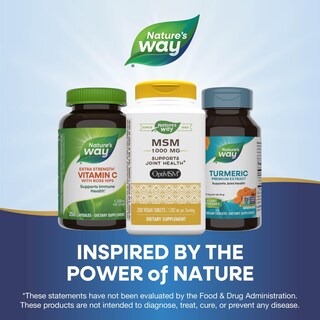 Foto 6 | Suplemento Nature's Way Msm 1000 Mg Para La Salud De Las Articulaciones, 200 Tabletas - Venta Internacional.