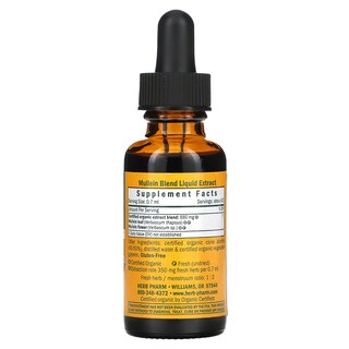 Foto 2 | Suplemento Herbal Herb Pharm Dropper Mullein 30 Ml - Venta Internacional.