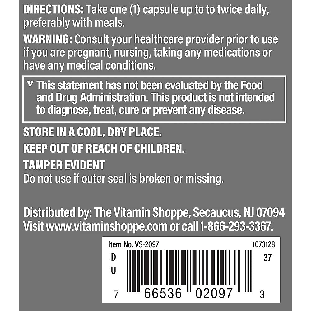 Foto 5 pulgar | Complemente Las Bayas De Palma Enana Americana The Vitamin Shoppe 540 Mg - Venta Internacional.