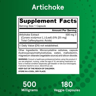 Foto 6 | Suplemento Jarrow Formulas De Alcachofa 500 Mg 180 Cápsulas - Venta Internacional.