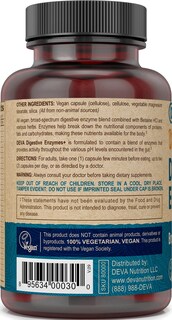 Foto 3 | Suplemento Deva, Vitaminas Veganas Y Enzimas Digestivas, 90 Cápsulas - Venta Internacional.