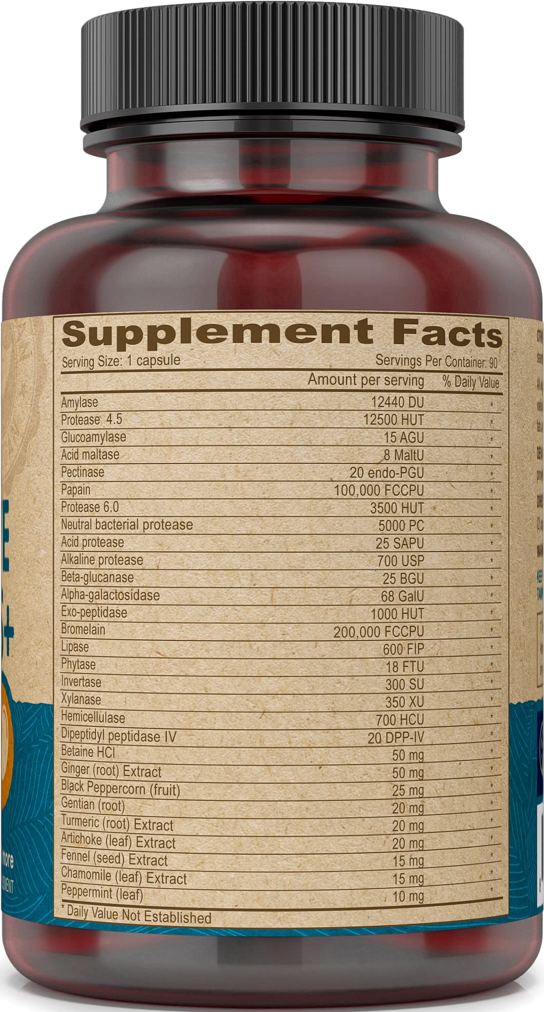 Foto 5 pulgar | Suplemento Deva, Vitaminas Veganas Y Enzimas Digestivas, 90 Cápsulas - Venta Internacional.