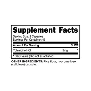 Foto 2 | Suplemento Primaforce Yohimbina Hcl 2,5 Mg 90 Cápsulas - Venta Internacional.