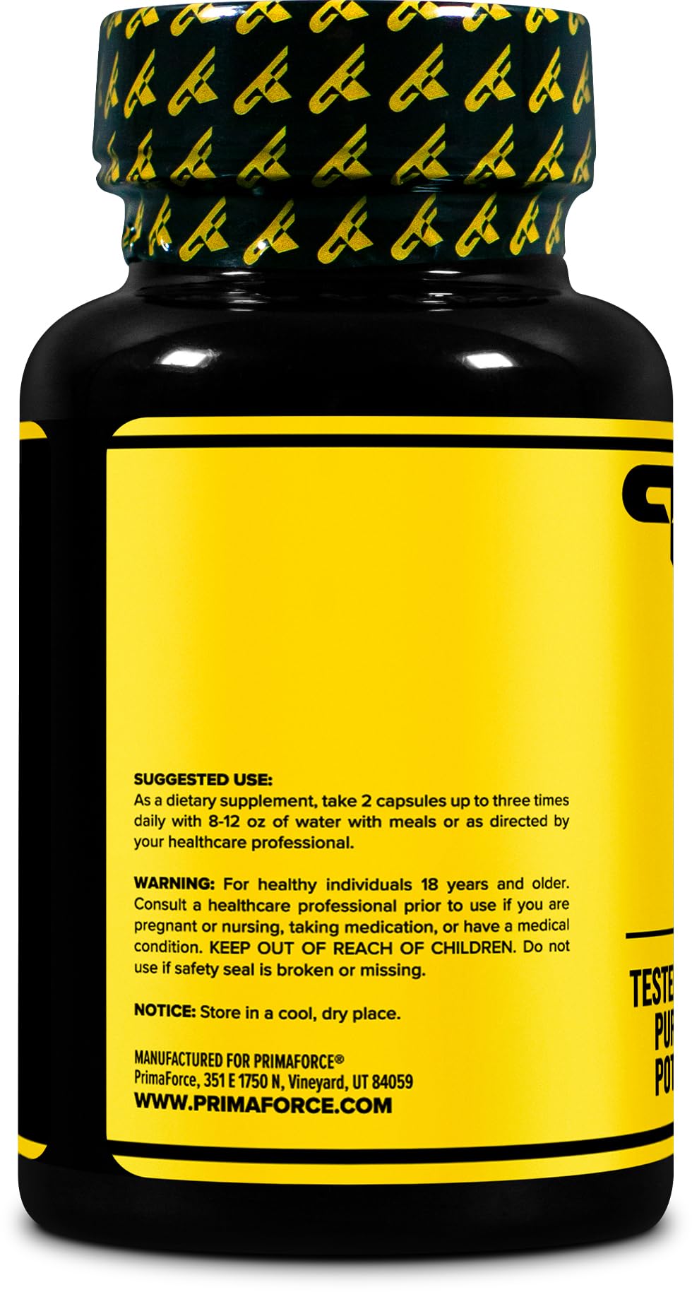 Foto 4 pulgar | Suplemento Primaforce Yohimbina Hcl 2,5 Mg 90 Cápsulas - Venta Internacional.
