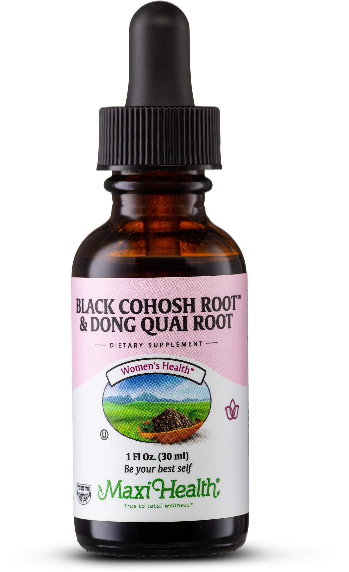 Suplemento Maxi Health Black Cohosh & Dong Quai 30 Ml Para Mujeres - Venta Internacional.