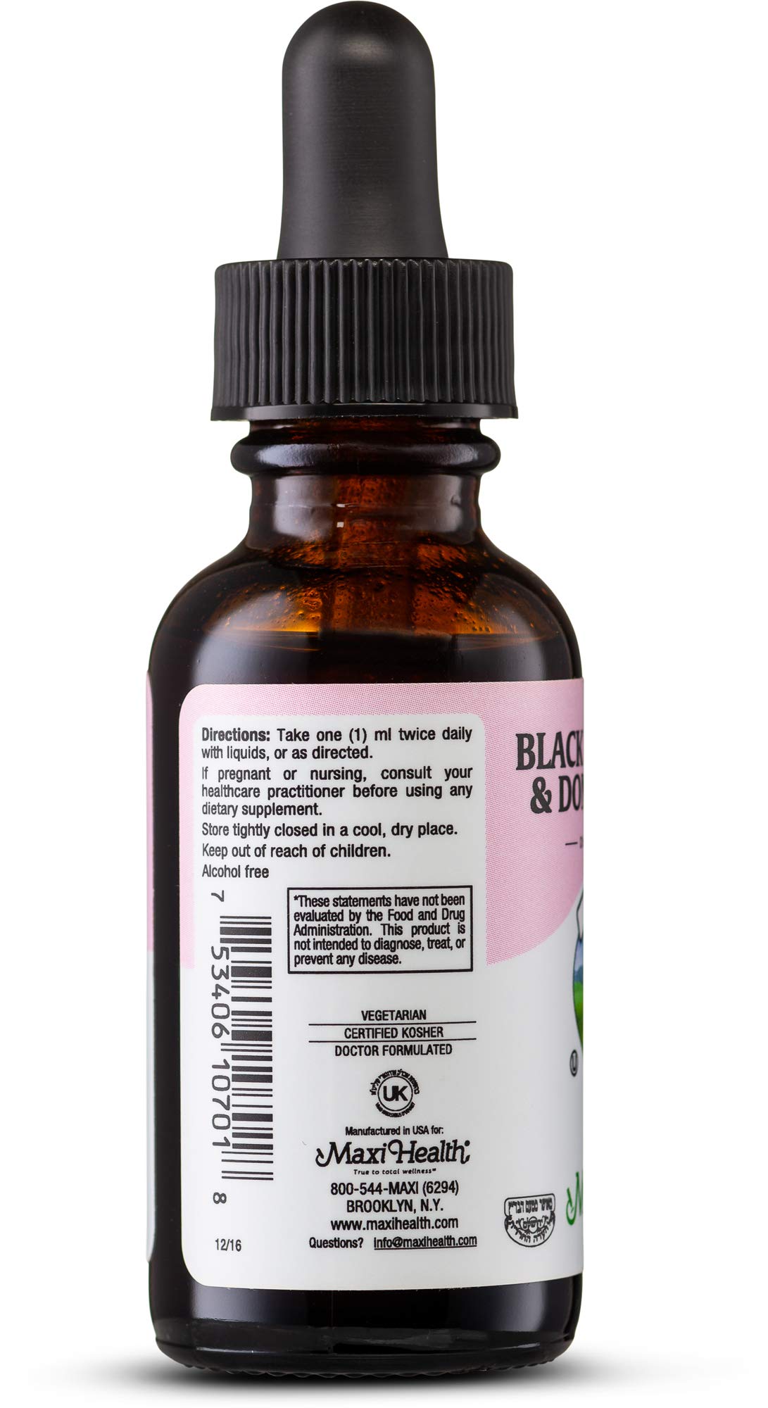 Foto 4 pulgar | Suplemento Maxi Health Black Cohosh & Dong Quai 30 Ml Para Mujeres - Venta Internacional.