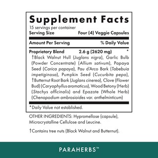 Foto 2 | Suplemento De Parahierbas Naturopáticas De Michael's Health, 60 Cápsulas - Venta Internacional.