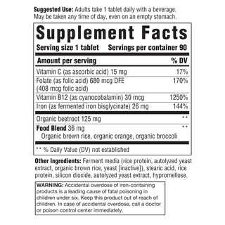 Foto 2 | Suplemento De Hierro Innate Response Formulas Iron Response - Venta Internacional.