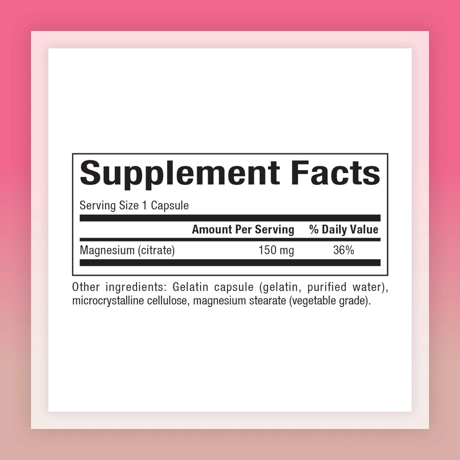 Foto 3 pulgar | Suplemento De Citrato De Magnesio De Natural Factors, 150 Mg, 360 Cápsulas - Venta Internacional.
