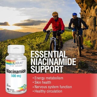 Foto 6 | Suplemento Solaray: Niacinamida, 500 Mg, 100 Cápsulas Vegetales - Venta Internacional.