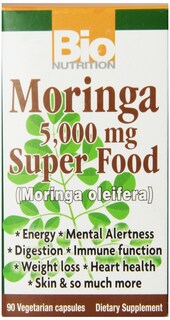 Foto 1 | Suplemento Bio Nutrition Moringa Oleifera 5000 Mg 90 Cápsulas - Venta Internacional.