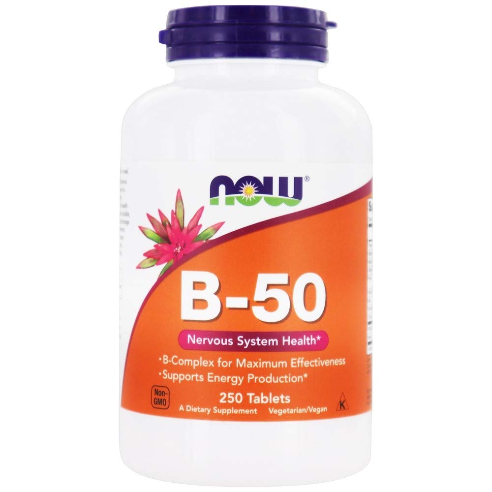 Foto 2 pulgar | Suplemento Now Foods B-50 250 Comprimidos - Venta Internacional.