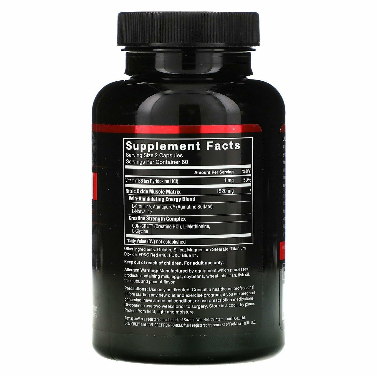 Foto 3 pulgar | Suplemento Force Factor Volcano Pre Workout 120 Cápsulas - Venta Internacional.