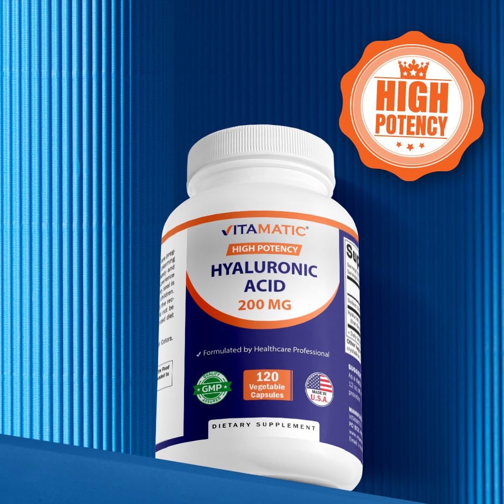 Foto 7 pulgar | Suplementos De Ácido Hialurónico Vitamático 200 Mg 120 Cápsulas - Venta Internacional.