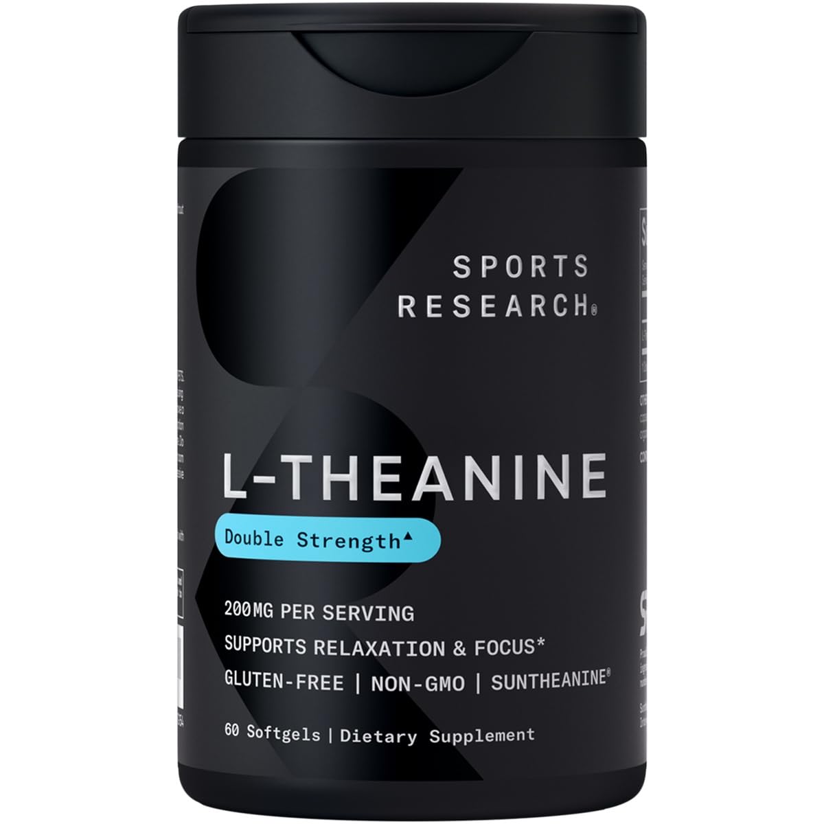 Foto 1 | Suplemento Sports Research L-teanina 200 Mg 60 Cápsulas Blandas - Venta Internacional.