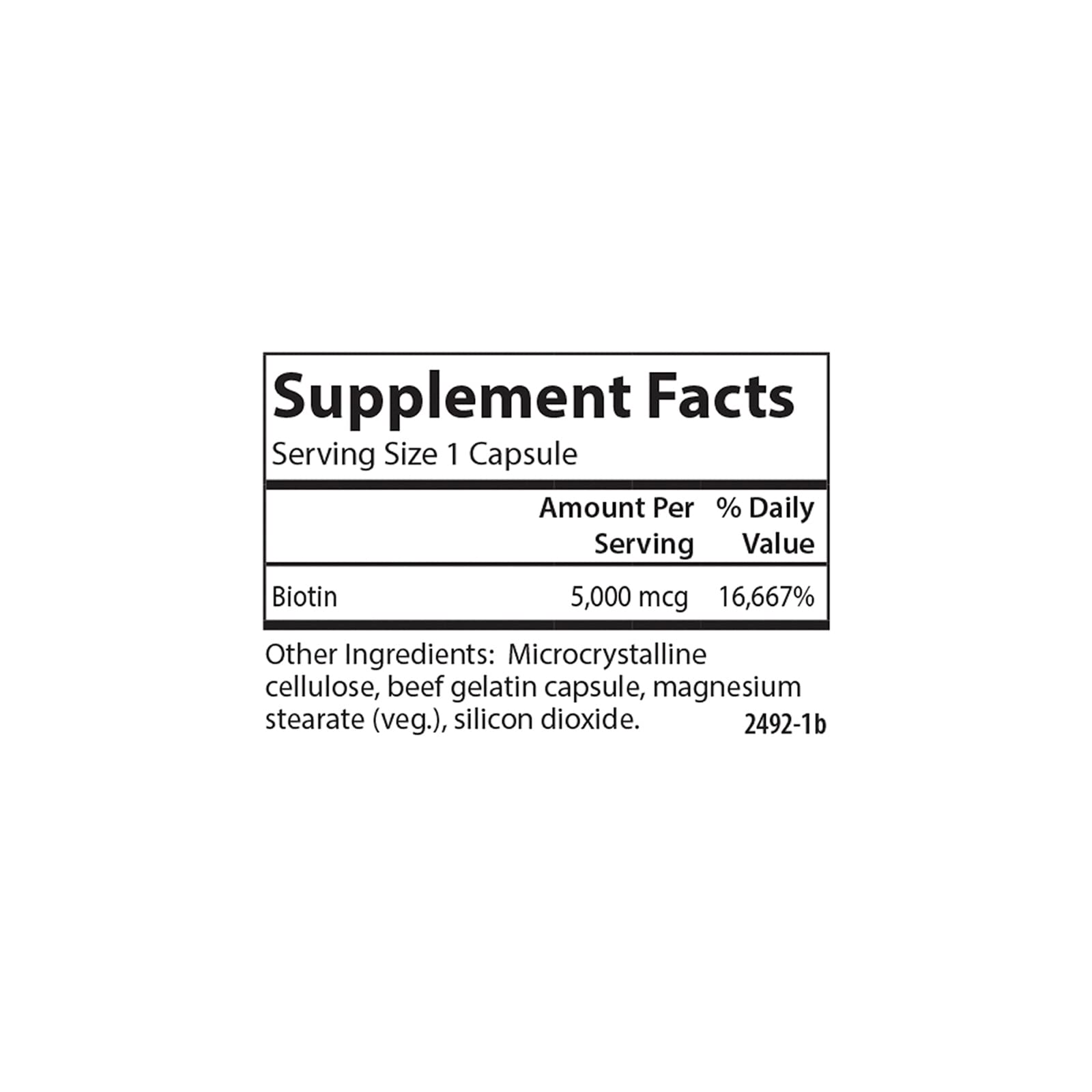 Foto 5 pulgar | Suplemento De Biotina Carlson De 5000 Mcg Para Cabello, Uñas Y Energía - Venta Internacional.
