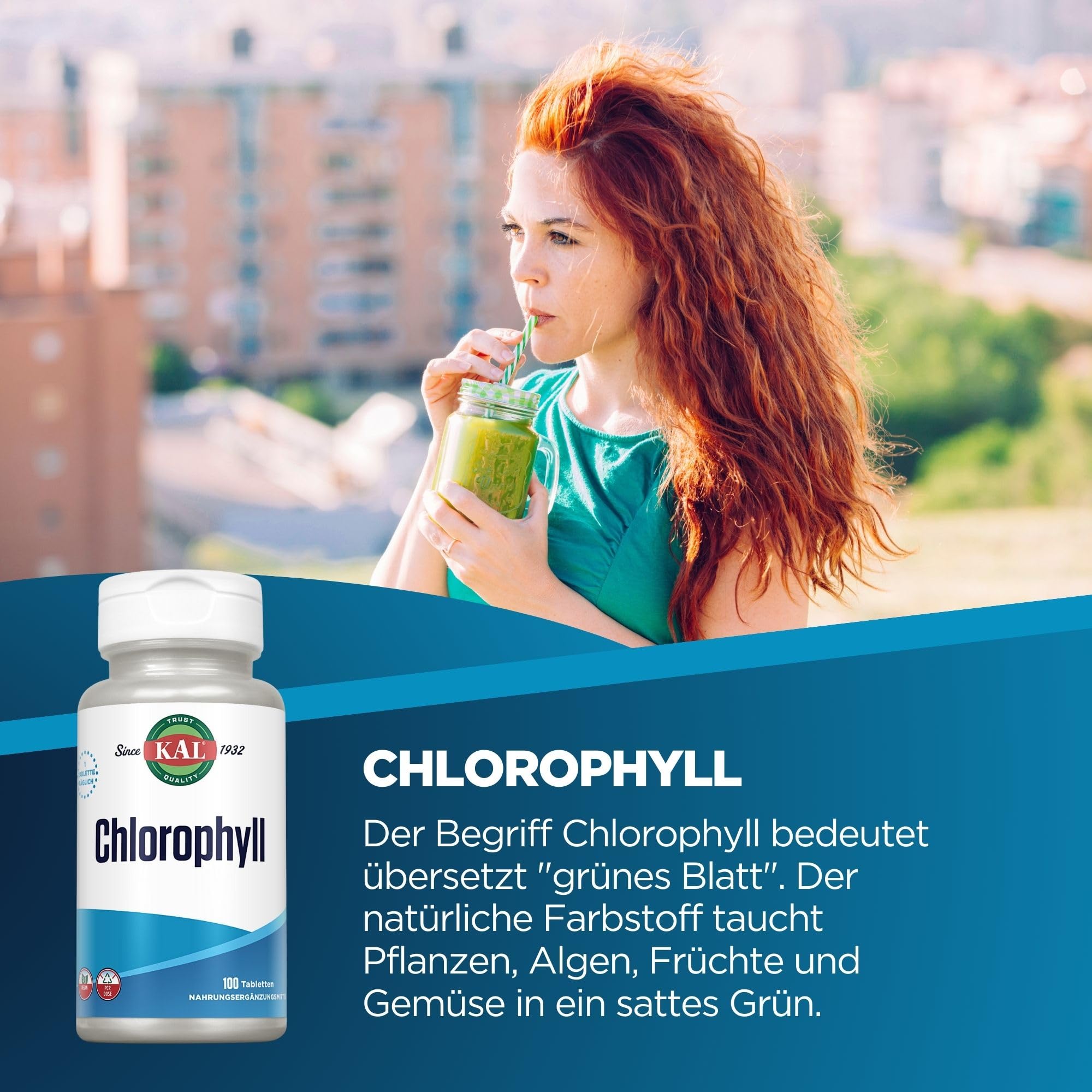 Foto 3 pulgar | Suplemento Kal: Tabletas De Clorofila, 20 Mg, 100 Unidades - Venta Internacional.
