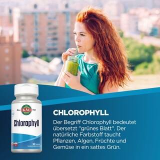 Foto 2 | Suplemento Kal: Tabletas De Clorofila, 20 Mg, 100 Unidades - Venta Internacional.