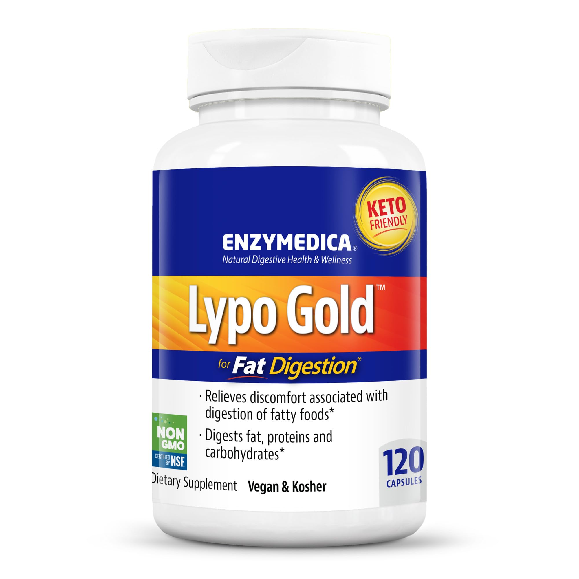 Foto 2 pulgar | Suplemento Enzymedica Lypo Gold 120 Cápsulas - Venta Internacional.
