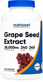 Foto 1 | Suplemento Nutricost De Extracto De Semilla De Uva 28000 Mg 240 Cápsulas - Venta Internacional.