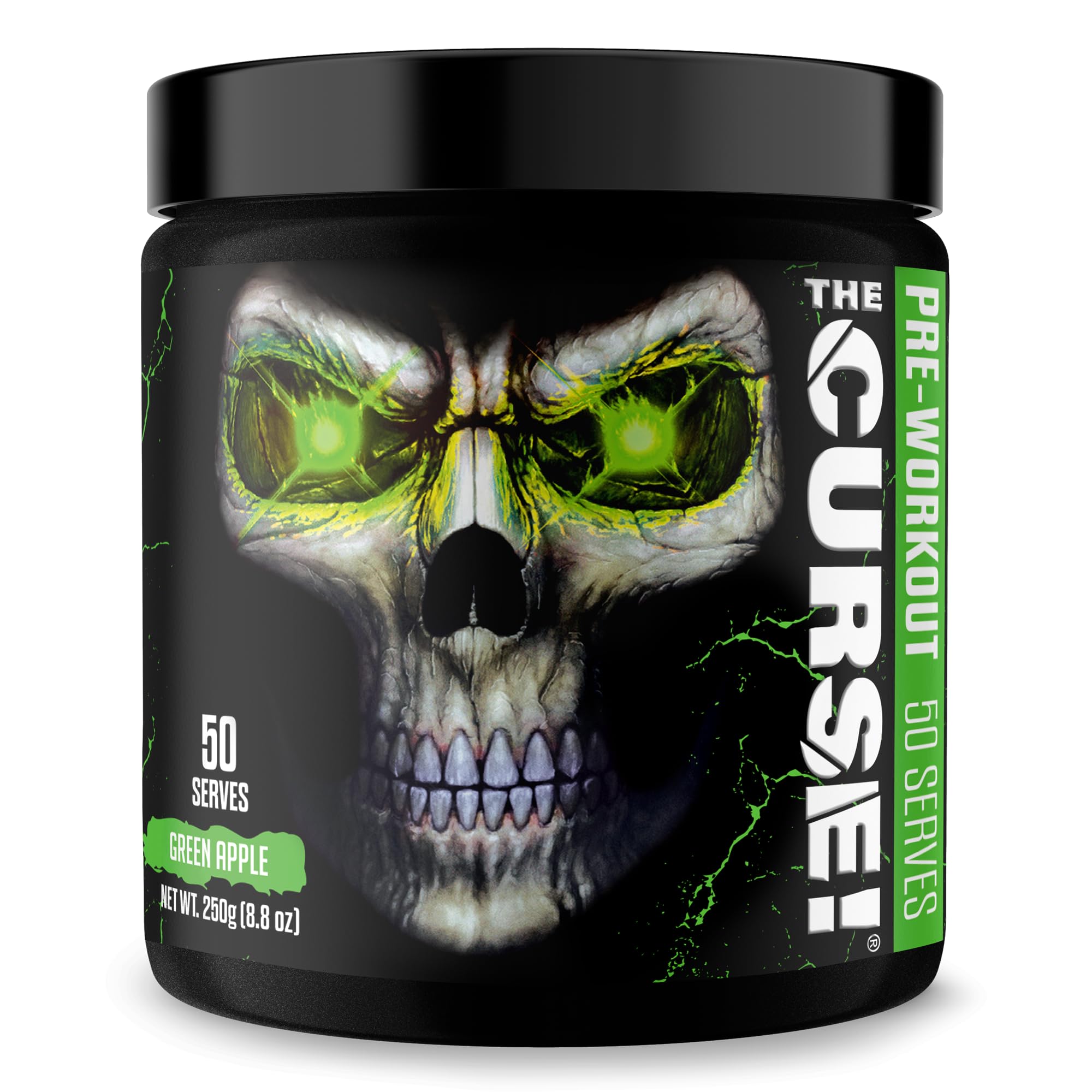 Pre Workout Powder Jnx Sports ¡la Maldición! Manzana Verde, 50 Raciones - Venta Internacional.