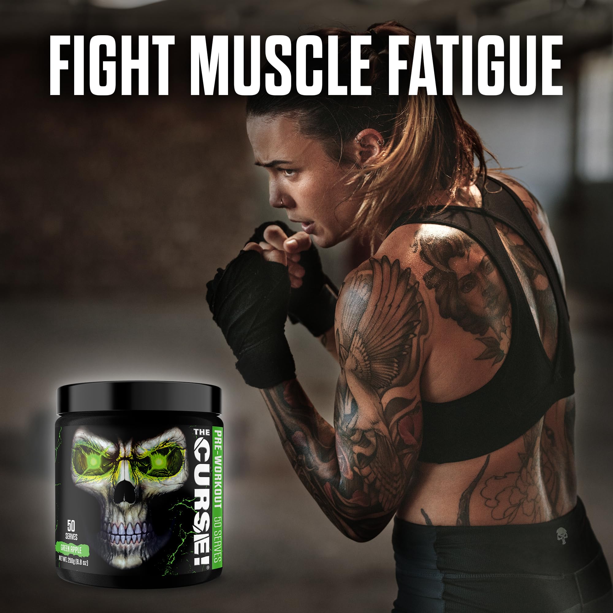 Foto 5 | Pre Workout Powder Jnx Sports ¡la Maldición! Manzana Verde, 50 Raciones - Venta Internacional.