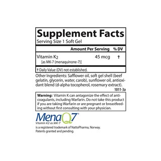 Foto 4 | Suplemento Carlson Labs Vitamina K2-7, 45 Mcg, Cápsulas Blandas, 90 Unidades - Venta Internacional.