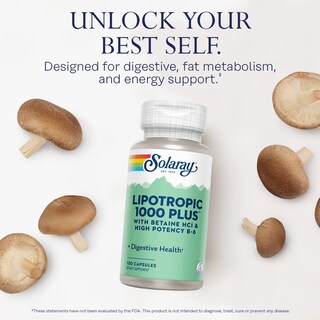 Foto 5 | Cápsulas De Vitaminas Solaray Lipotropic 1000 Plus, 100 Unidades - Venta Internacional.