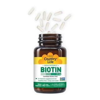 Foto 4 | Suplemento Country Life Vitamins, Biotina De Alta Potencia, 10 Mg - Venta Internacional.
