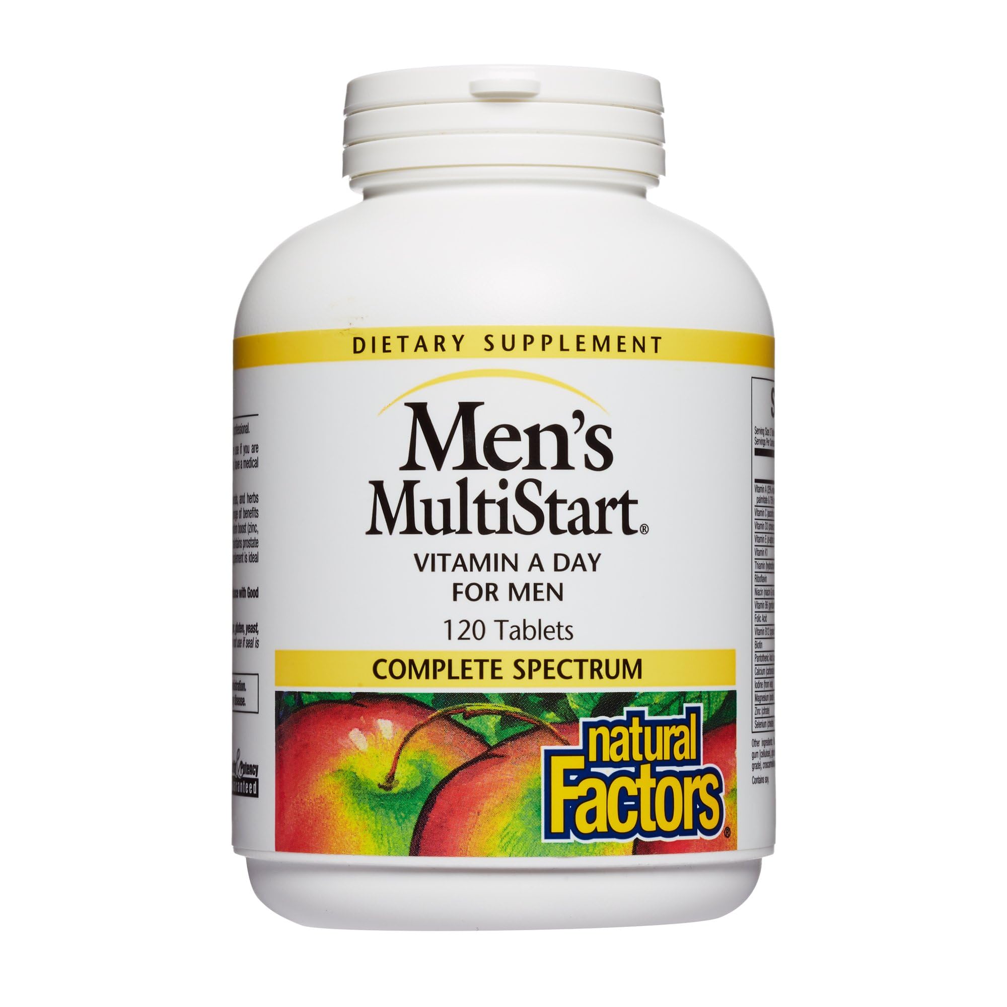 Foto 6 pulgar | Multivitamínico Natural Factors Multistart 120 Tabletas Para Hombres - Venta Internacional.
