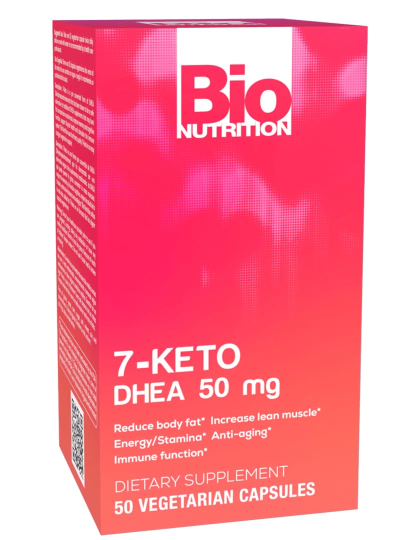 Suplemento Bio Nutrition 7-keto 50 Cápsulas Vegetarianas Dhea 50 Mg - Venta Internacional.