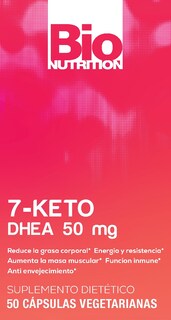 Foto 2 | Suplemento Bio Nutrition 7-keto 50 Cápsulas Vegetarianas Dhea 50 Mg - Venta Internacional.