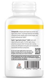 Foto 2 | Suplemento De Extracto De Ajo Envejecido Kyolic, Fórmula 104, 200 Cápsulas - Venta Internacional.