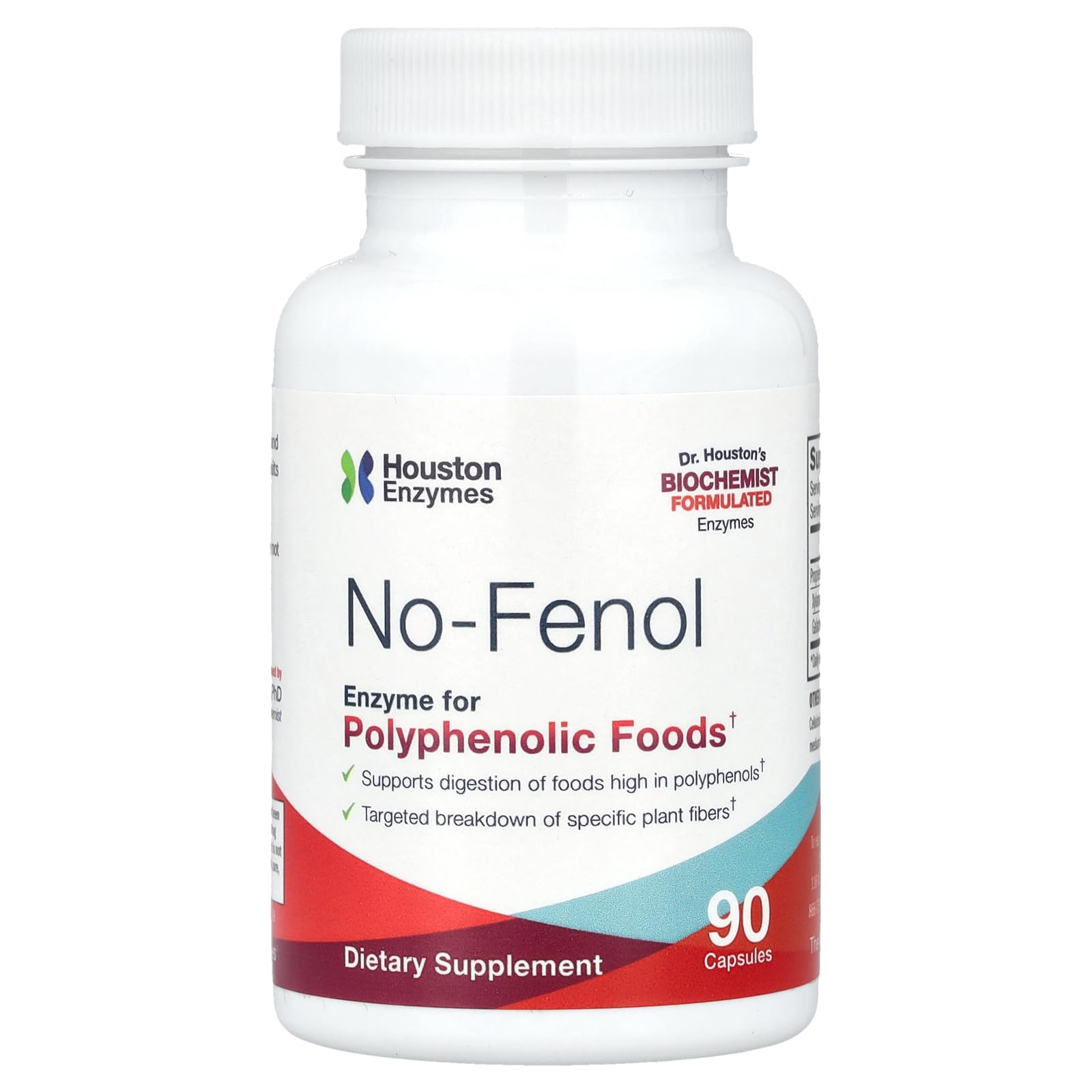 Suplemento De Enzimas Digestivas Houston Enzymes No-fenol 90 Cápsulas - Venta Internacional.