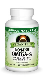 Foto 1 | Supplement Source Naturals Vegan True Omega-3 300 Mg 30 Cápsulas Blandas - Venta Internacional.