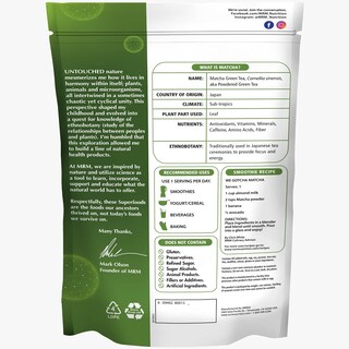 Foto 2 | Té Verde Matcha En Polvo Mrm Super Foods 180 Ml - Venta Internacional.