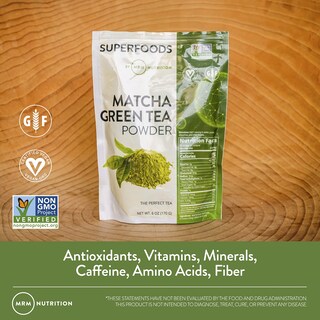 Foto 3 | Té Verde Matcha En Polvo Mrm Super Foods 180 Ml - Venta Internacional.