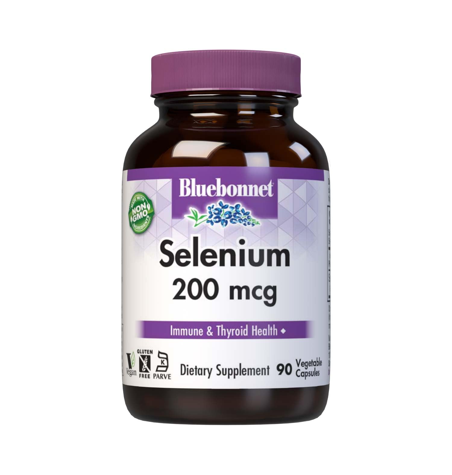 Suplemento De Selenio Bluebonnet Nutrition 200 Mcg 90 Cápsulas - Venta Internacional.