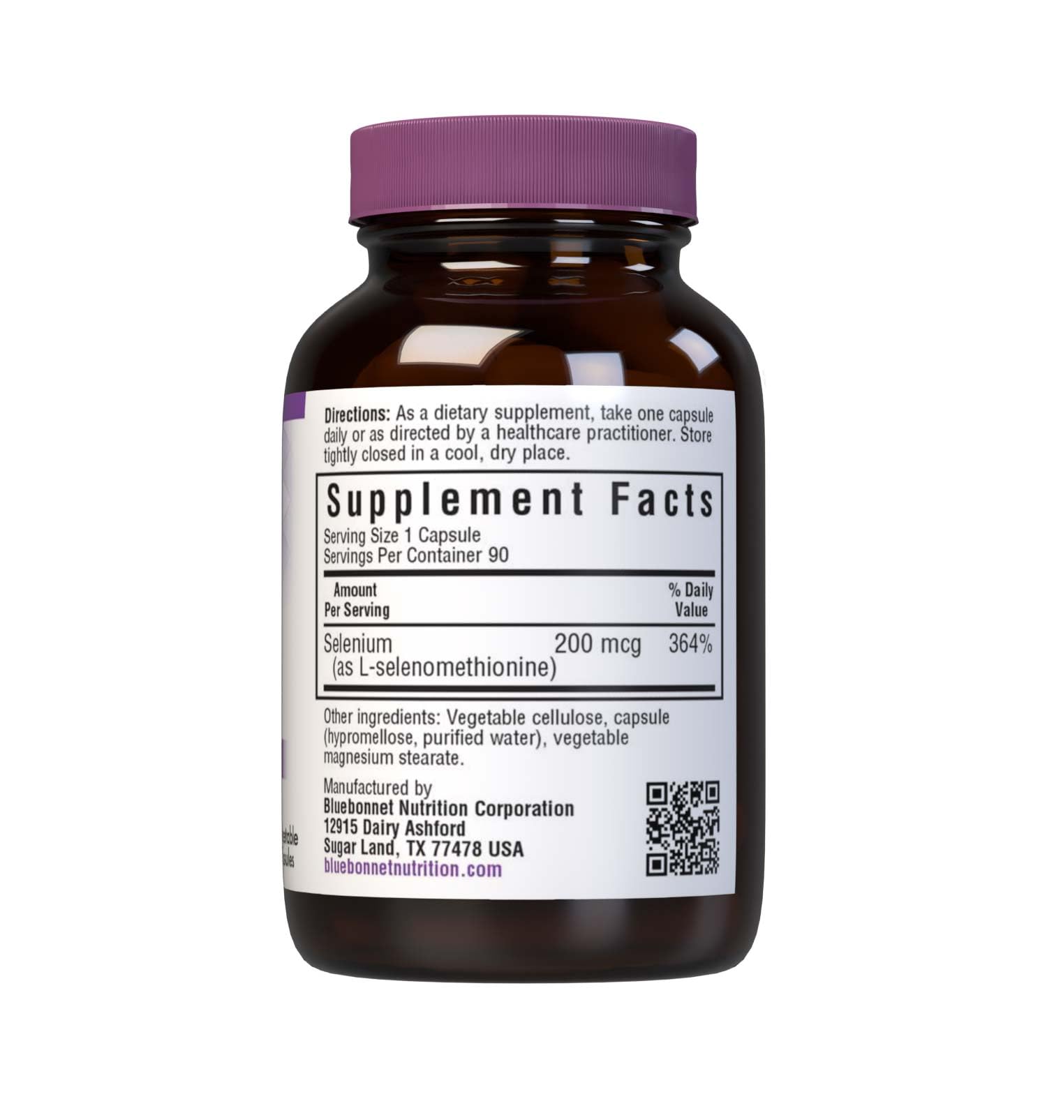Foto 3 pulgar | Suplemento De Selenio Bluebonnet Nutrition 200 Mcg 90 Cápsulas - Venta Internacional.