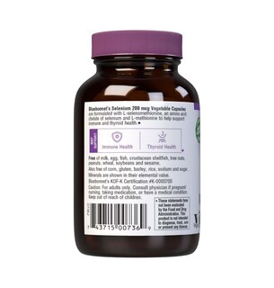 Foto 3 | Suplemento De Selenio Bluebonnet Nutrition 200 Mcg 90 Cápsulas - Venta Internacional.