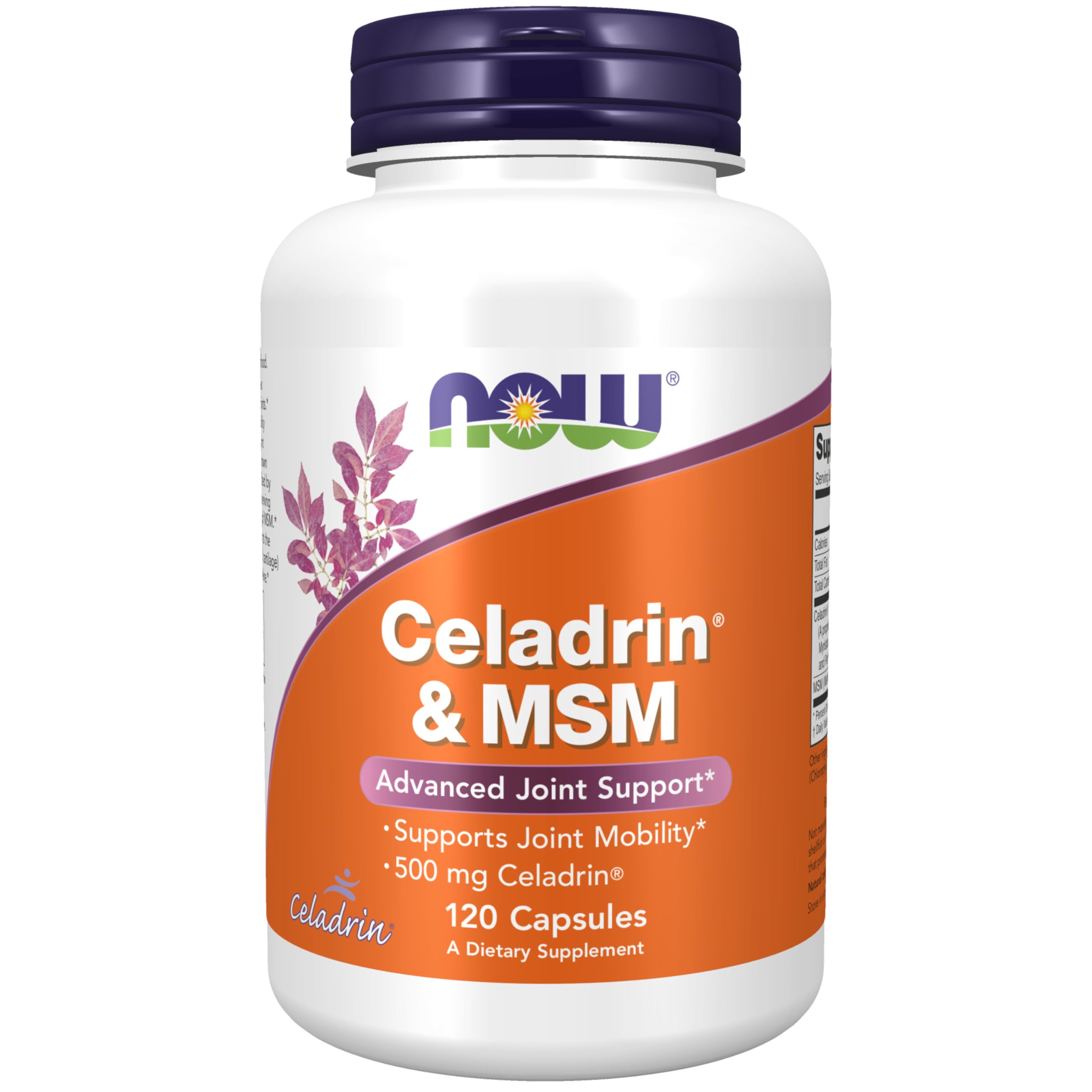 Supplements Now Foods Celadrin & Msm 500 Mg Para Apoyar Las Articulaciones, 120 Cápsulas - Venta Internacional.