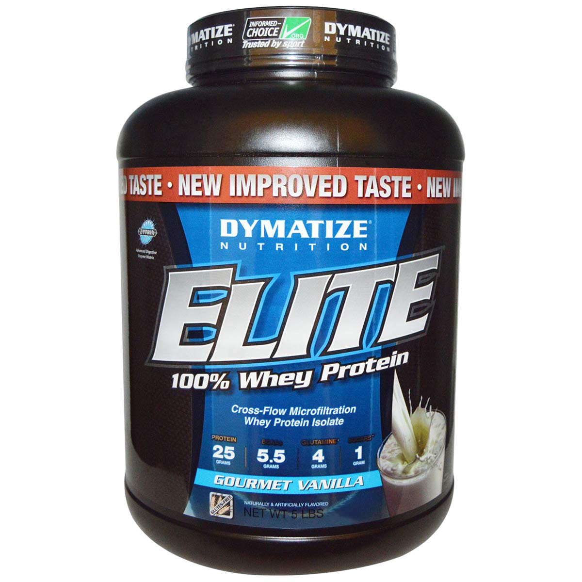 Proteína En Polvo Dymatize Elite 100% Whey Gourmet Vanilla, 2 Libras - Venta Internacional.