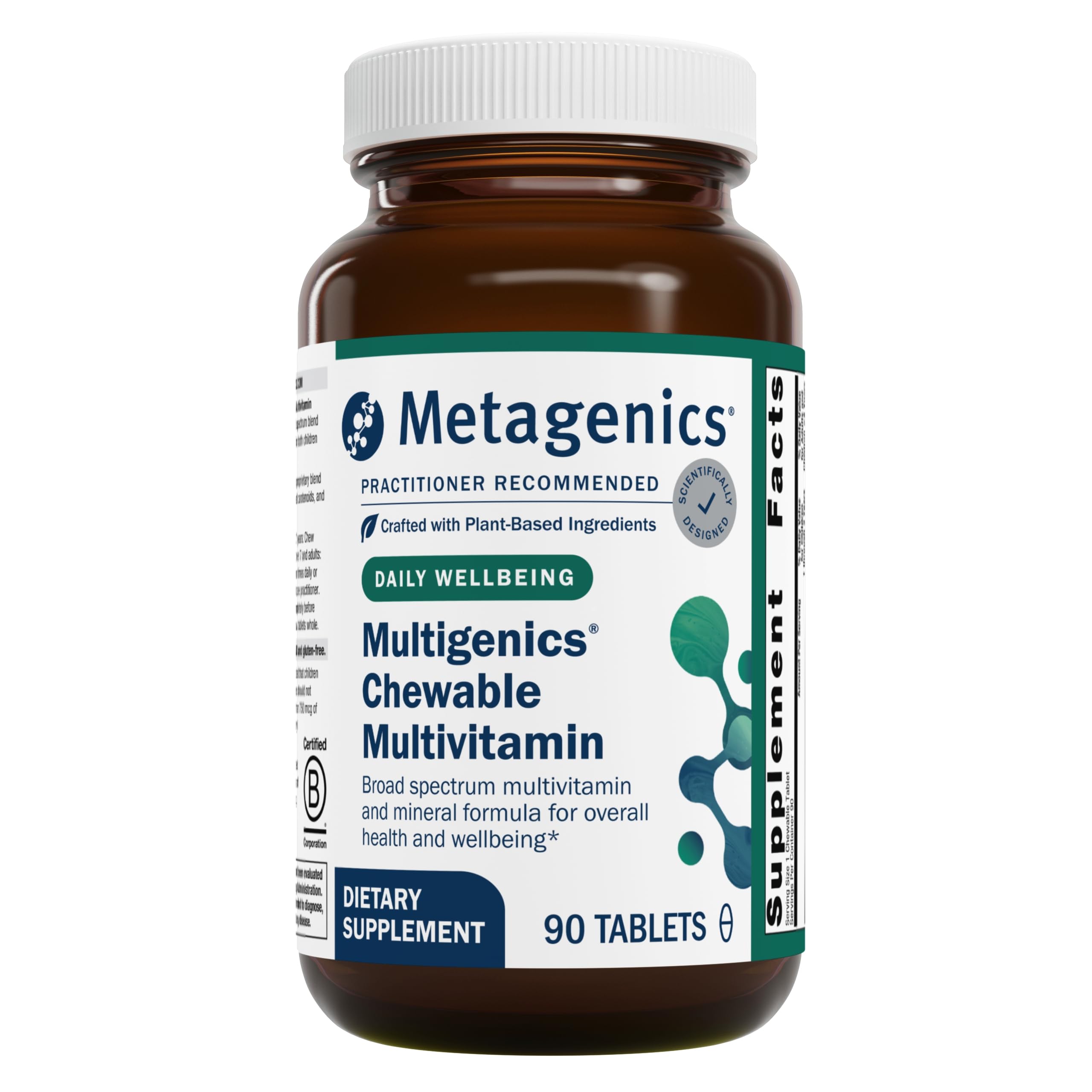 Multivitamínico Metagenics Multigenics, Masticable, Sabor A Naranja - Venta Internacional.