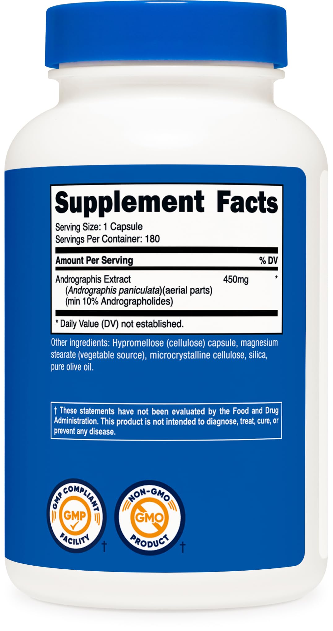 Foto 6 pulgar | Suplemento Nutricost: Extracto De Andrographis, 450 Mg, 180 Cápsulas - Venta Internacional.