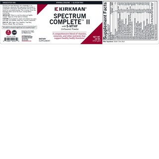 Foto 3 | Suplemento Kirkman Spectrum Complete Ii En Polvo 454 G - Venta Internacional.