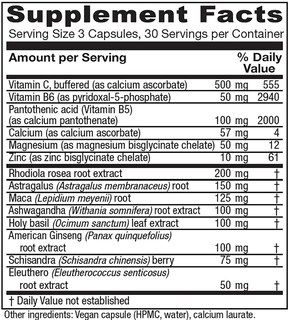 Foto 2 | Suplemento Vitanica Adrenal Assist Adrenal Support 90 Cápsulas - Venta Internacional.