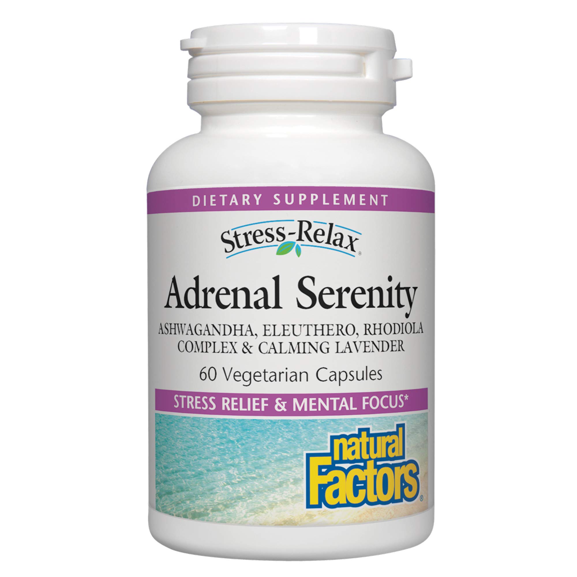 Complemente La Serenidad Suprarrenal Stress-relax  De Los Factores Naturales - Venta Internacional.