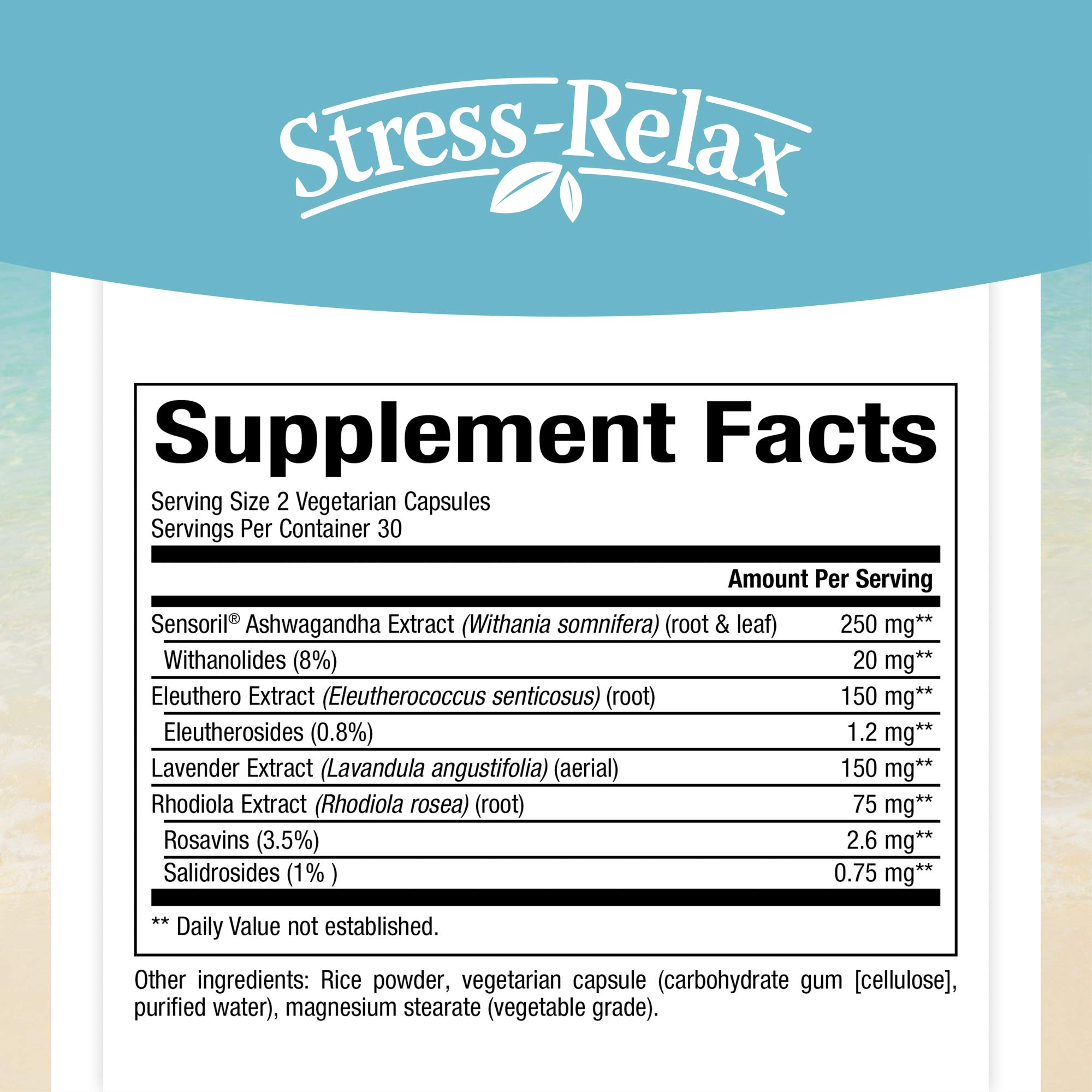 Foto 3 pulgar | Complemente La Serenidad Suprarrenal Stress-relax  De Los Factores Naturales - Venta Internacional.