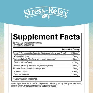 Foto 2 | Complemente La Serenidad Suprarrenal Stress-relax De Los Factores Naturales - Venta Internacional.